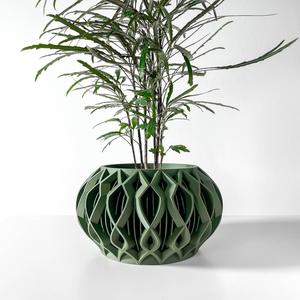 The Octa Planter Pot with Drainage Tray & Stand: Modern and Unique Home Decor