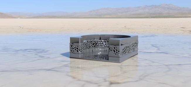 Coaster Holder Voronoi Style