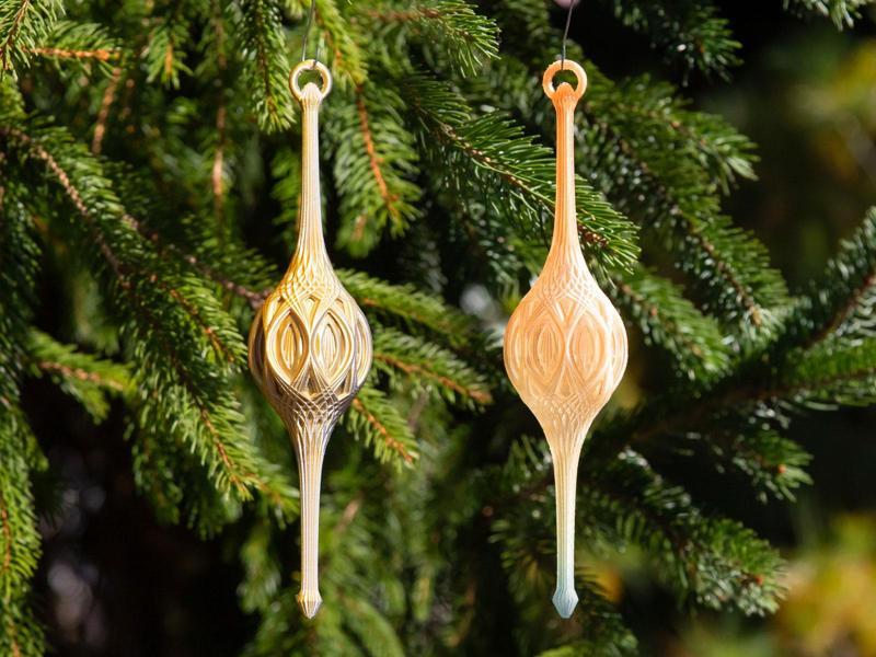 Cathedral Christmas Stretch Ornament 2024