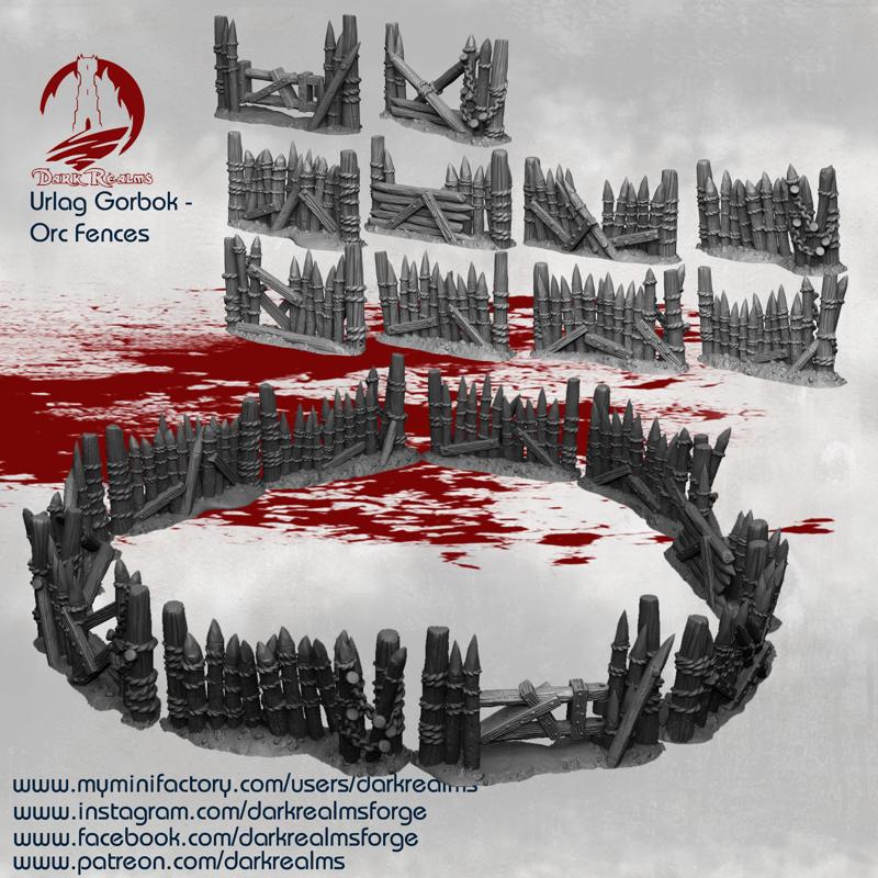 Dark Realms Urlag Gorbok - Orc Fences