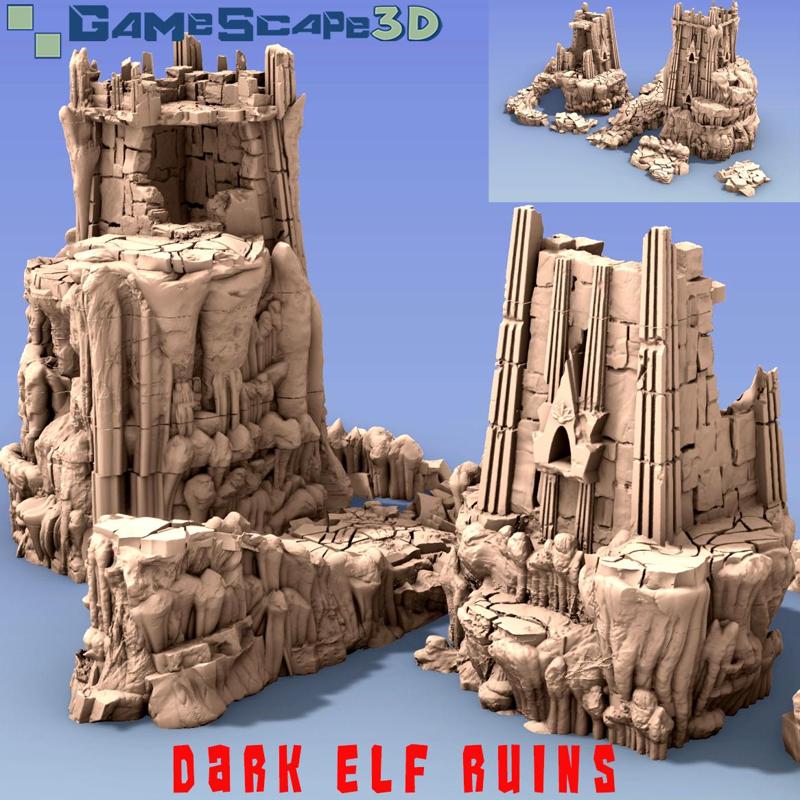 Dark Elf Tower Ruins & Underdark Road Extras