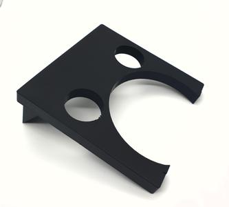 Ugly 100mm duct wall mount for nice people