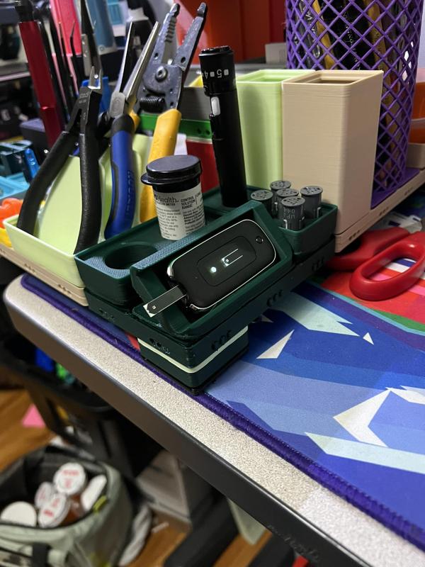 Gridfinity - CVS Health Advanced Bluetooth Glucose Meter Holder