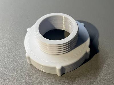 Drain pipe thread adapter