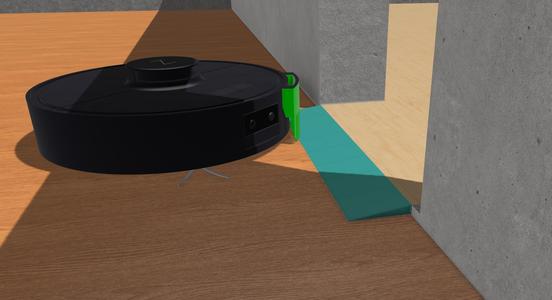 vacuum robot step up ramp
