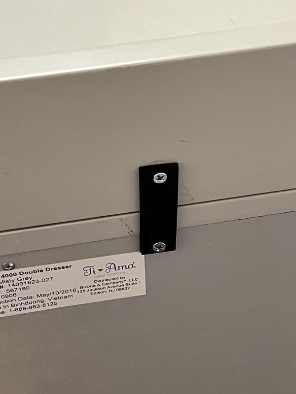 Changing Table / Hutch Attachment Bracket