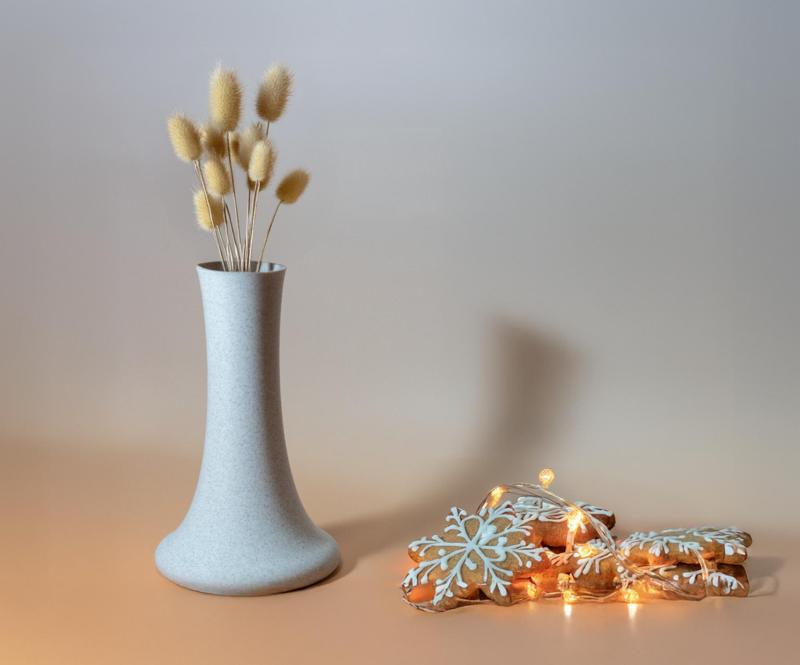 Minimalistic modern dry vase