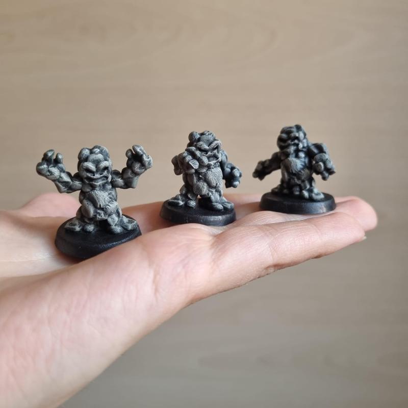 Mini stone golems