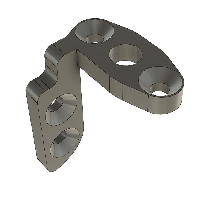 UM2 E3Dv6 Carriage BLTouch mount