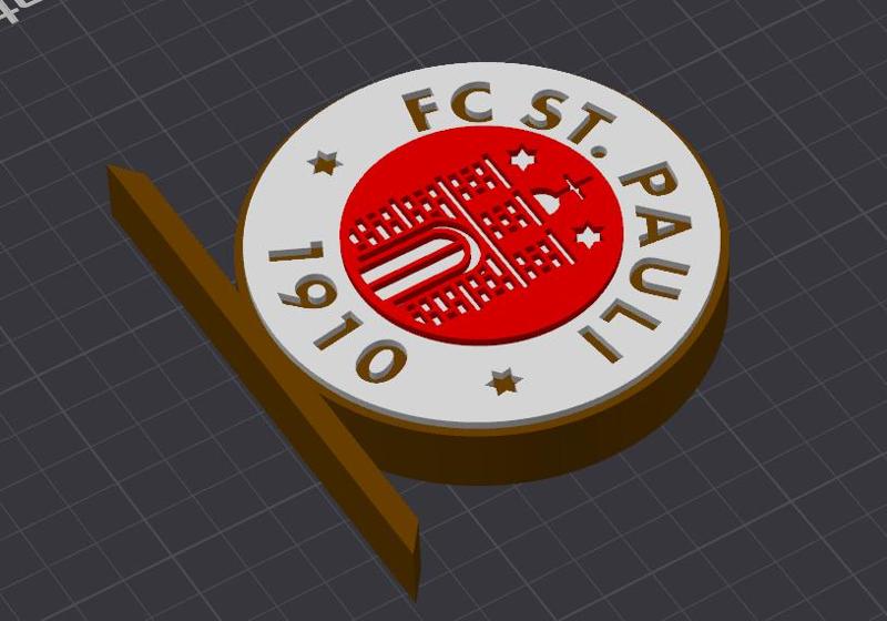 St. Pauli Logo Table Stand