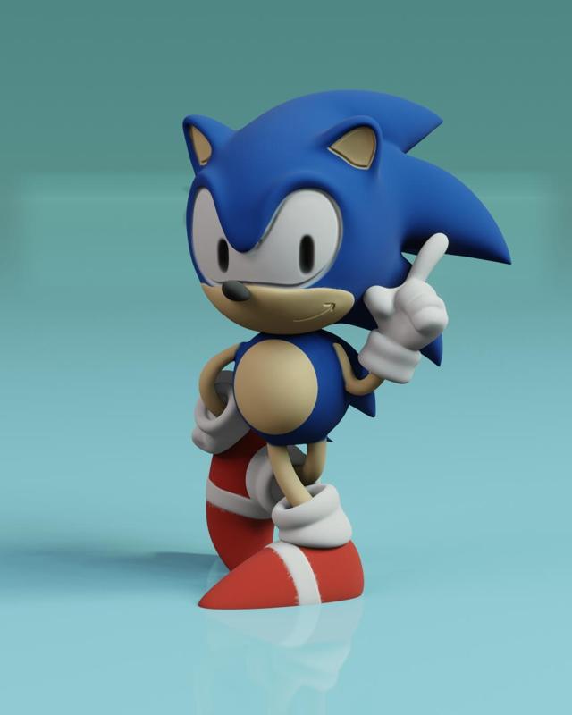 Sonic Classic Pose