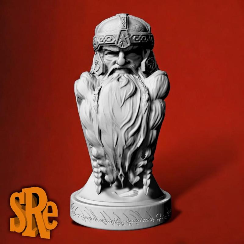 Gimli Bust - LOTR