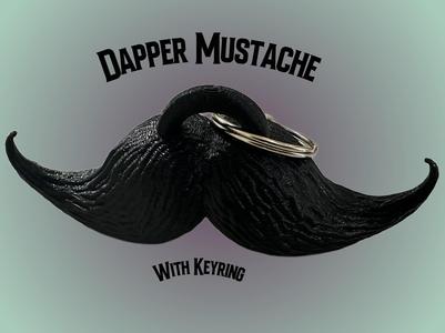 Dapper Gentleman Mustache (with Keyring)