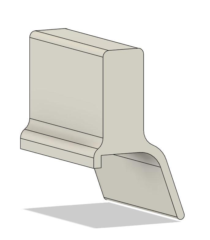 Camera stand for displays with thin frames.