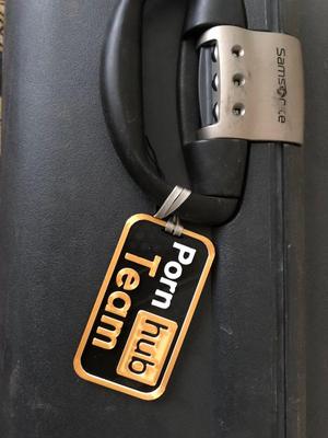PornHub Team Luggage Tag