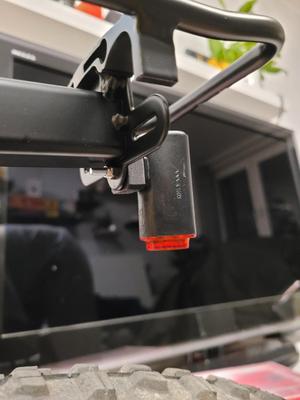 Fischer bike rear light adapter for luggage rack