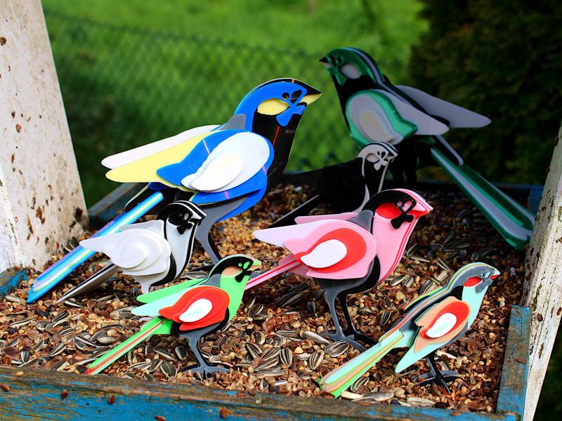 Decorative Bird 3D Puzzle Kit Card