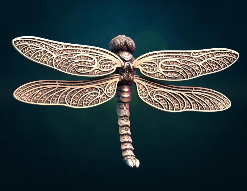 Dragonfly sculpture