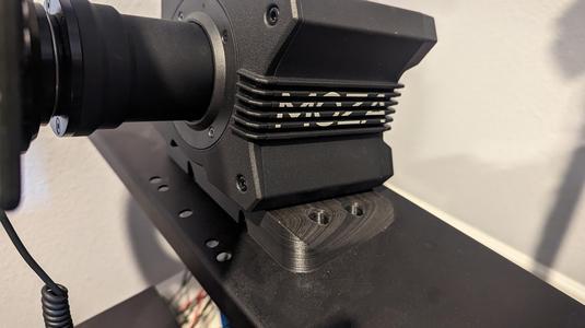 Moza wheel base to GT Omega ART Simulator Cockpit adapter