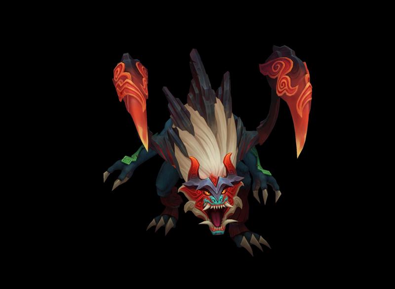 Shan Hai Scrolls Cho'Gath League of Legends 3D print model
