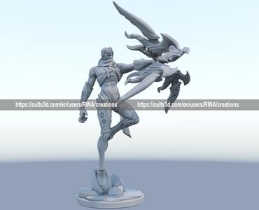 varus 3D print model from League of Legends