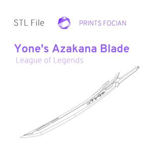 Yone's Azakana Blade, League of Legends