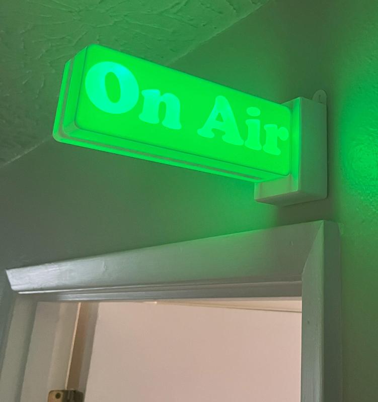 Lighted On Air Sign