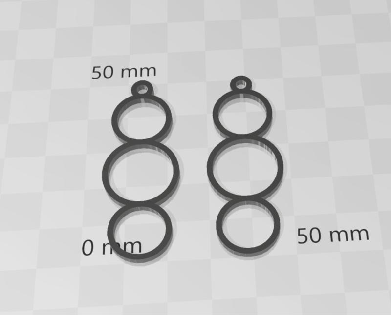 Cute elegant circle earrings