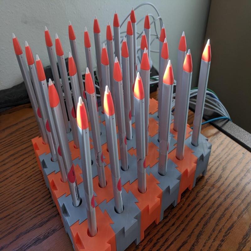 Modular and Expandable Logitech Crayon Charging Base for Class Sets of Any Size