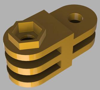 GoPro Connector straight 35mm