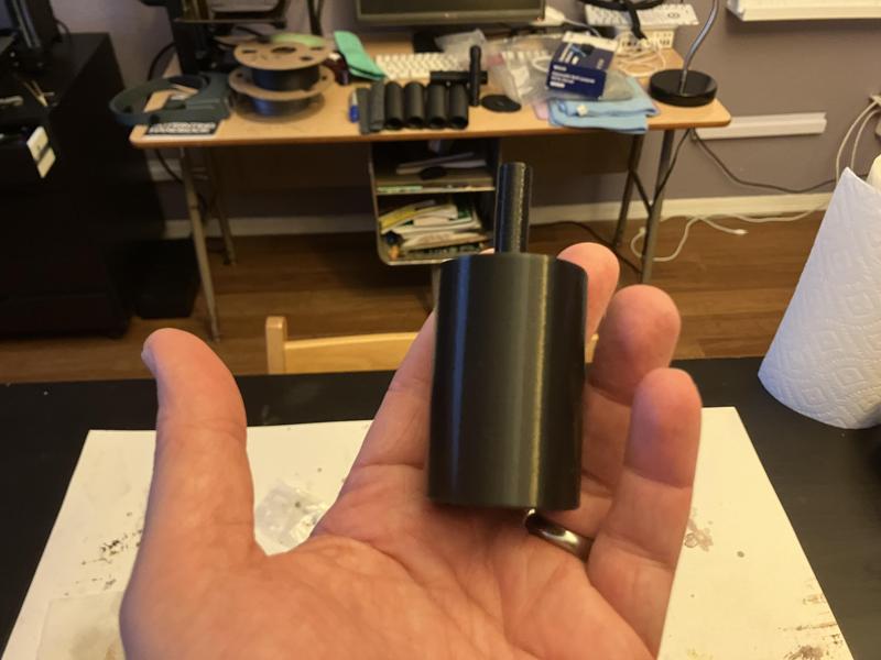 Painting handle for action figure heads