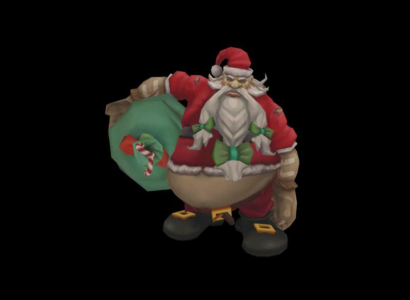 Santa Gragas League of Legends 3D print model