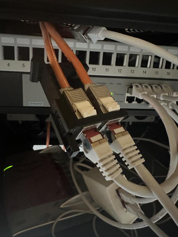 Ethernet Keystone Din Dual Mount