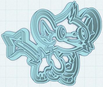 Shinx Cookie Cutter
