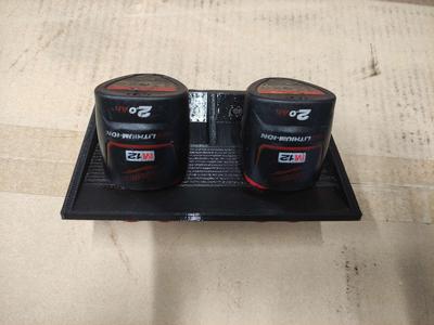 Milwaukee M12 Battery holder from @Thomllama with pitch adjustment