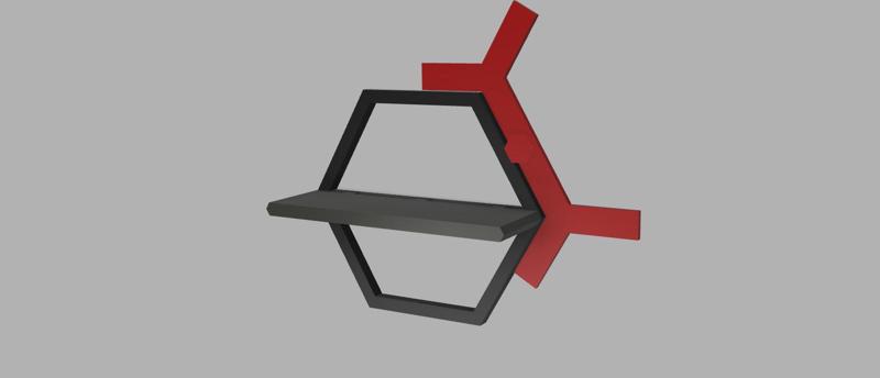 Honeycomb Modular Shelves