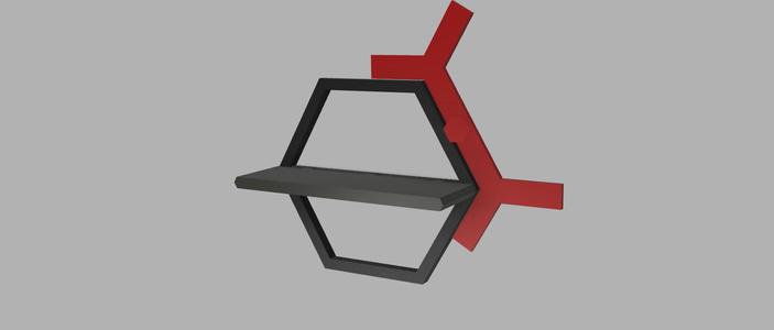 Honeycomb Modular Shelves