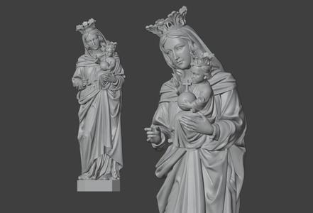 The Blessed Virgin Mary  Queen
