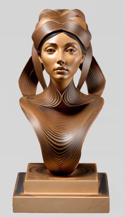 Woman Bust Decoration