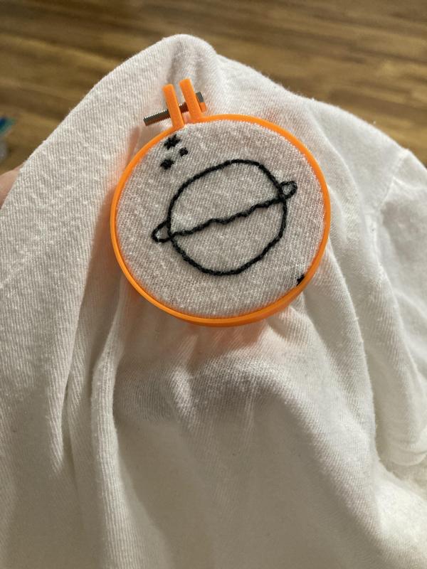 Embroidery hoop frame - Parametric, multiple sizes