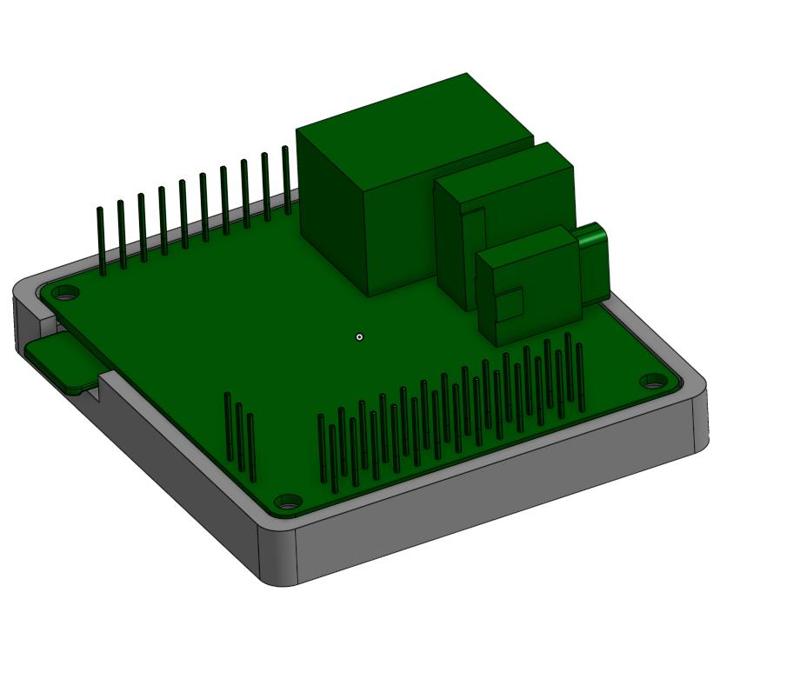 Orangepi Zero 3 - Case with 3005 Fan - STEP