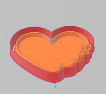 Heart, cookie cutter, cookie cutter, cookie cutter