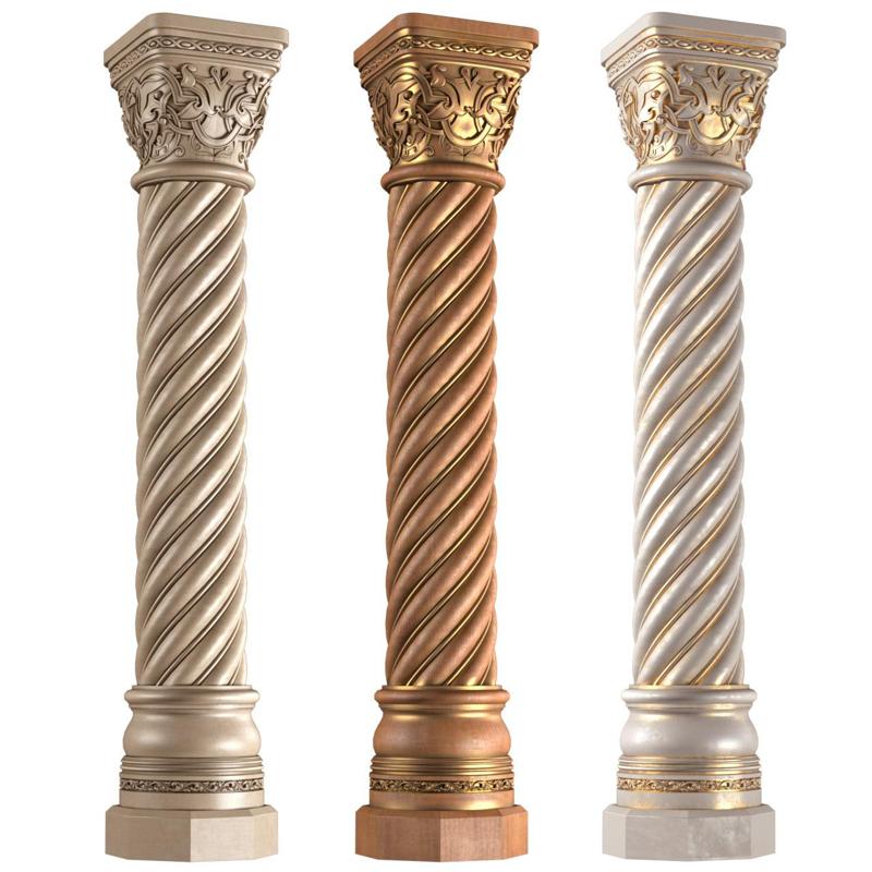 Spiral east column Spiral Arabic East Morocco Column