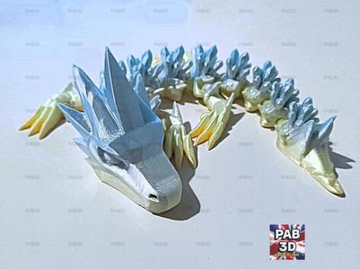 articulated baby crystal dragon