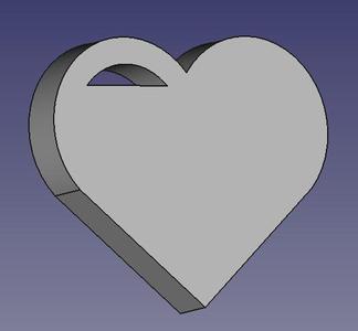 heart keychain or charm