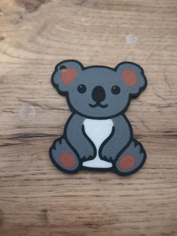 Multicolor Koala keychain