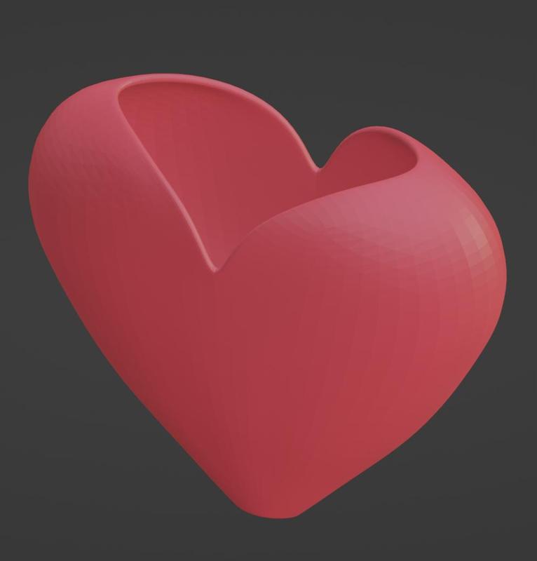 Heart vase/planter