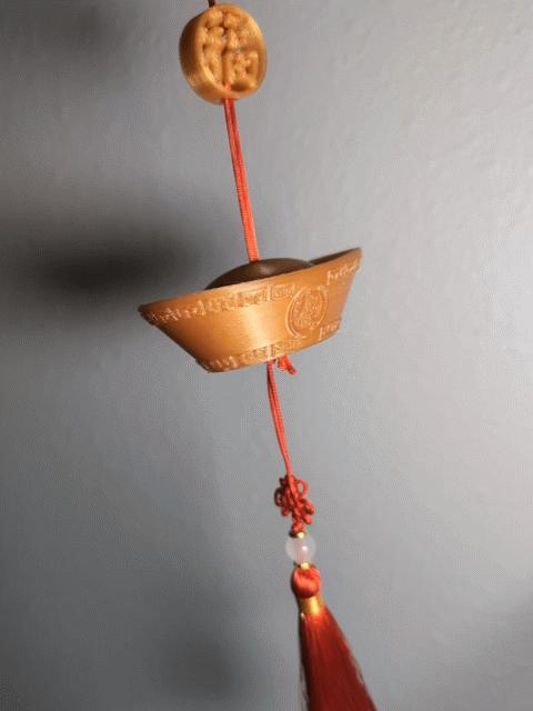 Sycee YuanBao Mirror Charm