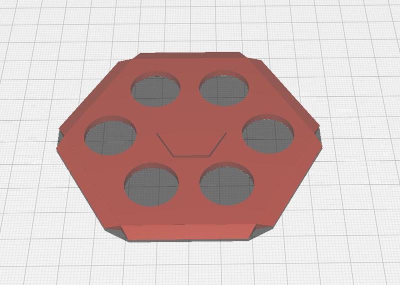Simple hex car defroster for quick printing