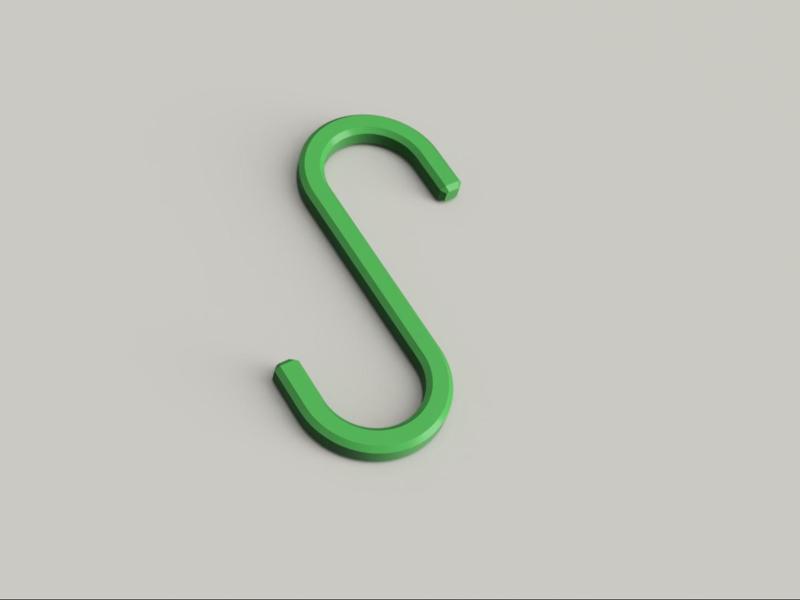 S hook